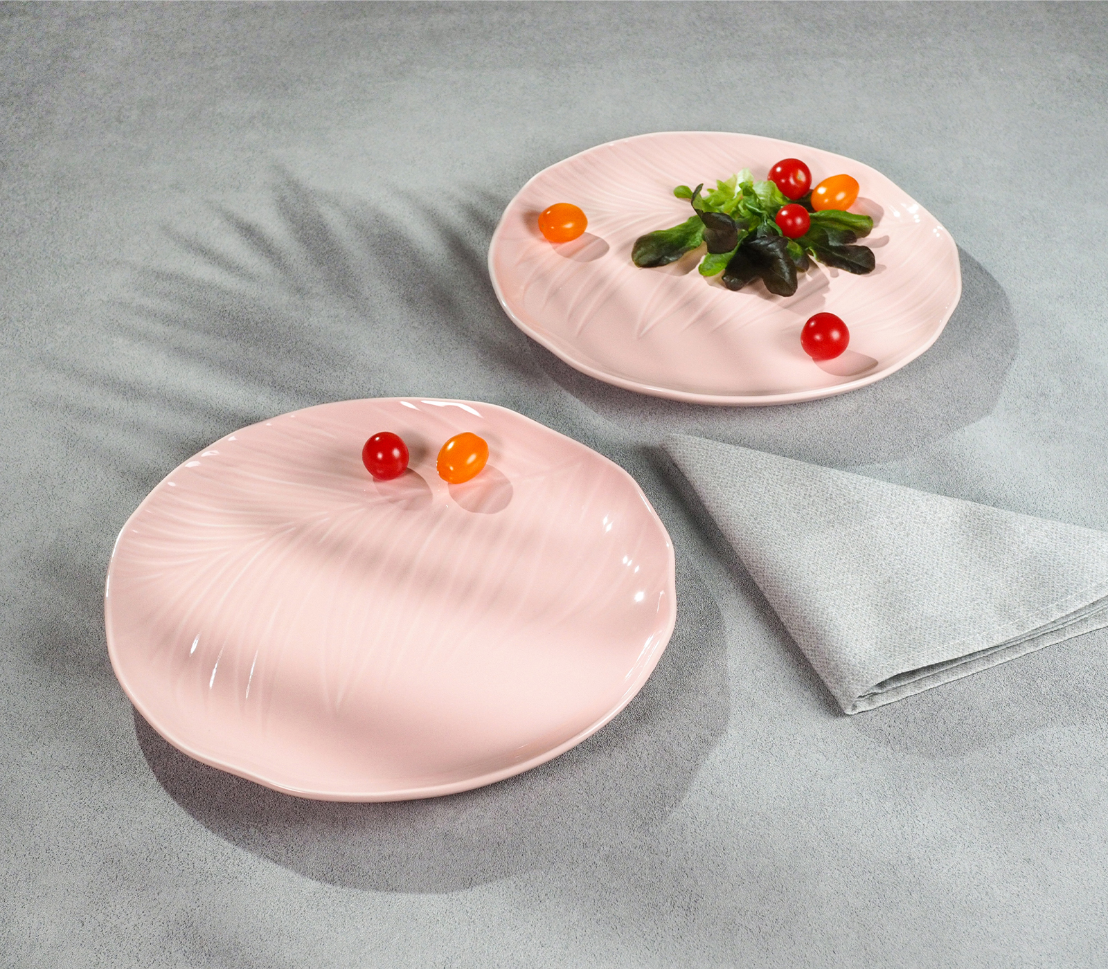 Набор тарелок обеденных BALI (розовый)