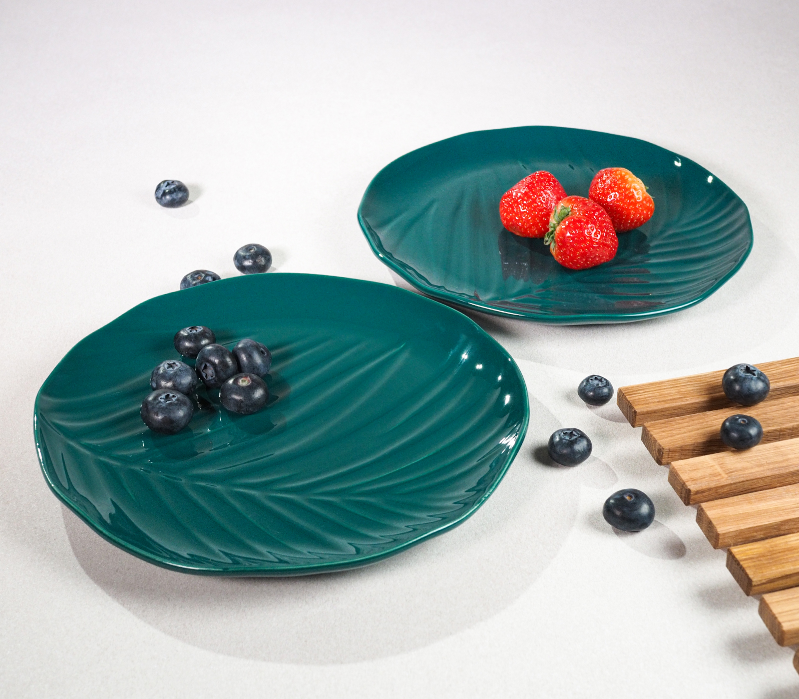 Набор тарелок закусочных BALI (зеленый)