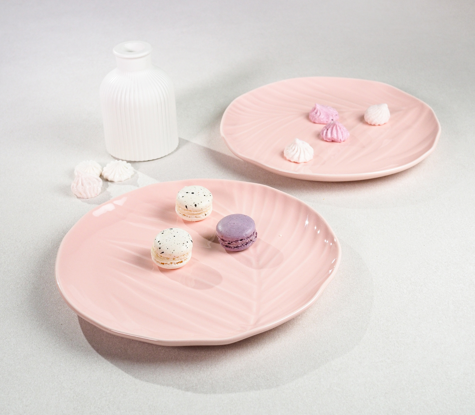 Набор тарелок закусочных BALI (розовый)