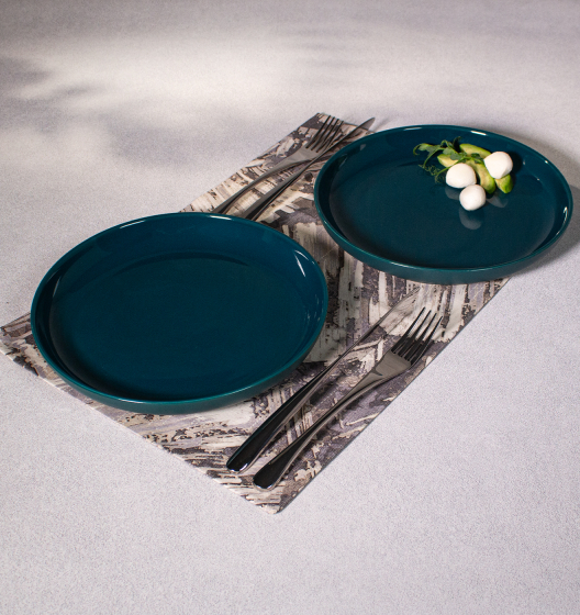 PATIO dinner plates (green)