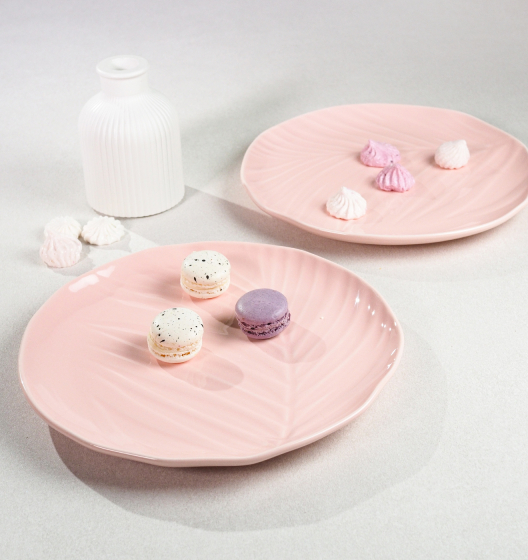 BALI appetizer plate set (pink)