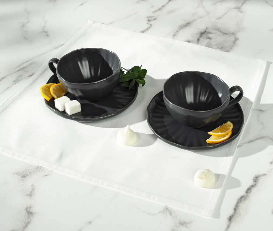 Set of tea pairs LOTUS (black)